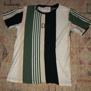 Denim & Flower By Roxy Singh Striped Ciao T-shirt Boys Size 11/12